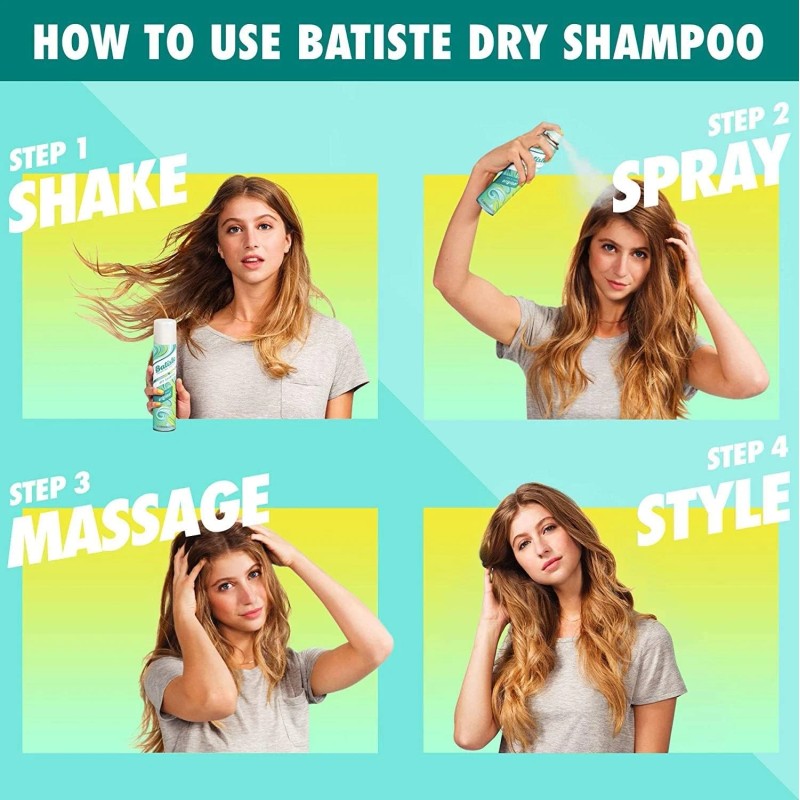 Batiste Original Dry Shampoo 3 Pack 6.73 oz Removes Oil