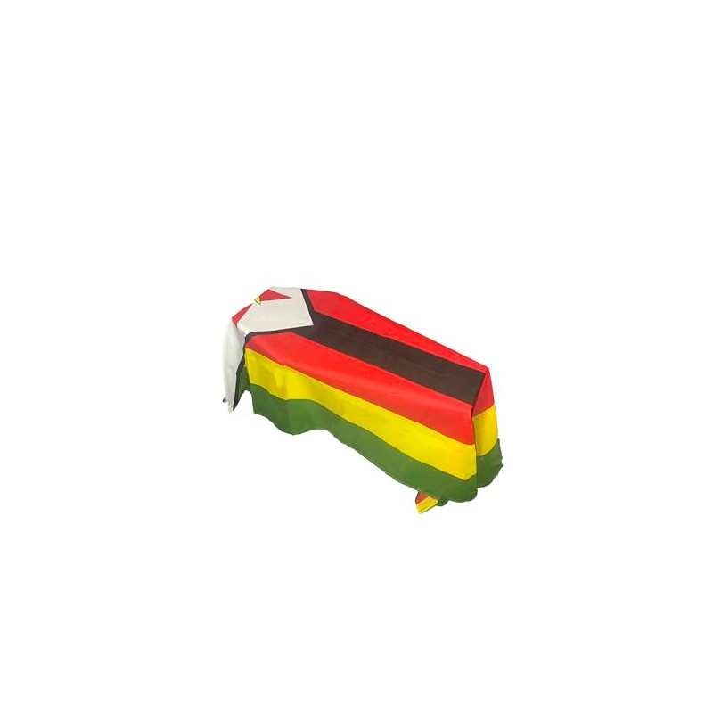 Zimbabwe Coffin Drape Flag
