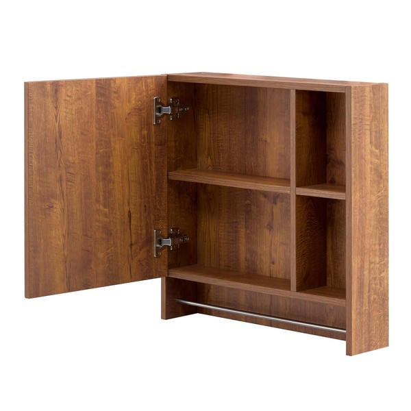 YLIEHS Maximize Space with Wall-Mounted Bathroom Mirror Cabinet, Ample Storage,