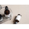 BlissHome Lock 'n Roll Suction Cup Rectangular Basket: No-Drill, Rust-Resistant