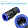 PATIKIL 5/8 Inches Push to Connect Fittings, 5Pcs Plastic Air