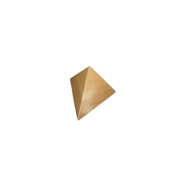 Pyramid Puzzle Size Large 2 Piece Wood Puzzle and Brain Teaser