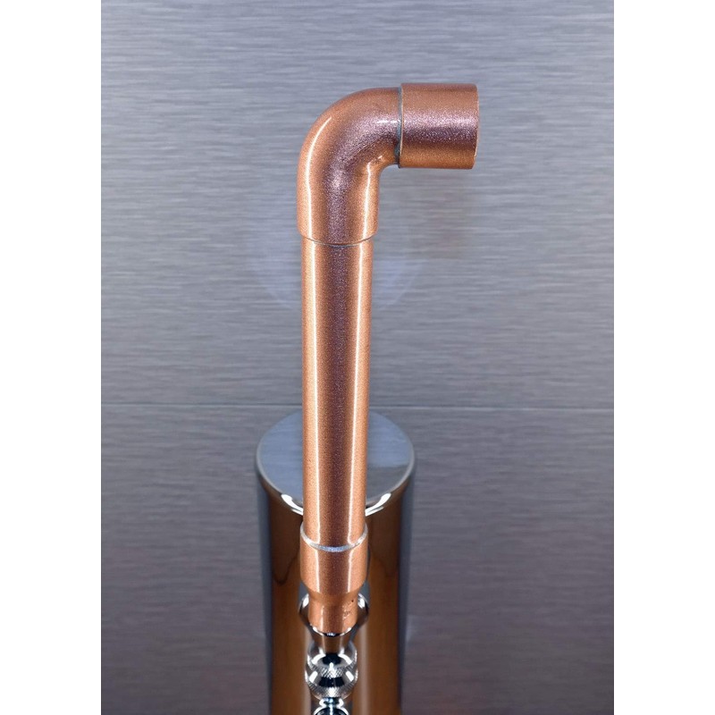 Handmade Beer Tap Handle 3/4" Copper Pipe Elbow Top -