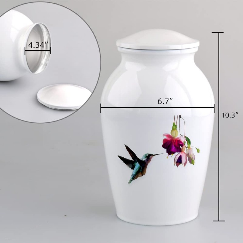 MAKEY'S Hummingbird Large Urns for Human Ashes Adult Male,Affordable Cremation