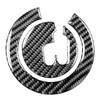 2Pcs Gear Shift Panel Cover Trim Carbon Fiber Fit for