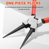 TooToo 4-Piece 7" Circlip Pliers Internal External Bent Straight Snap