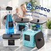 3+1+1 Pack Laundry Pods Container & Dryer Sheet Holder with