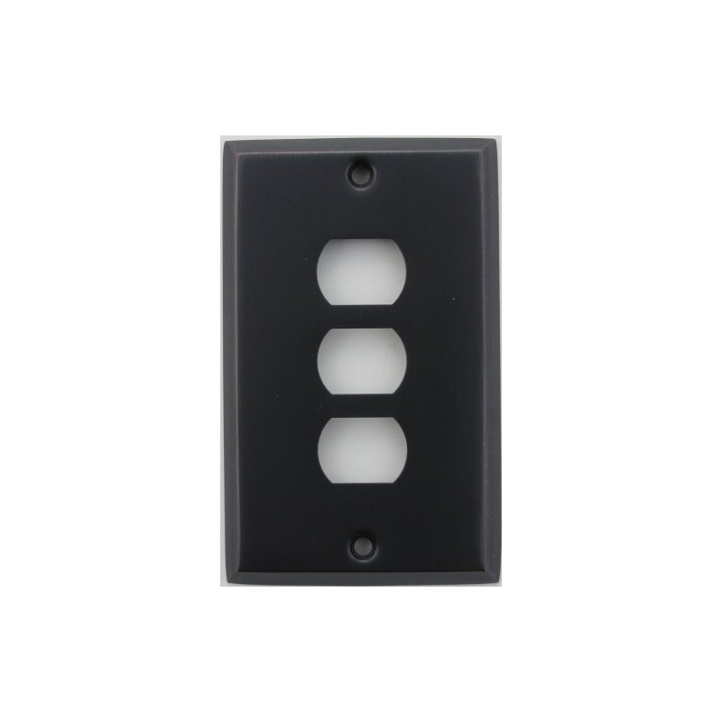 Classic Accents Stamped Steel Oil Rubbed Bronze One Gang Wall