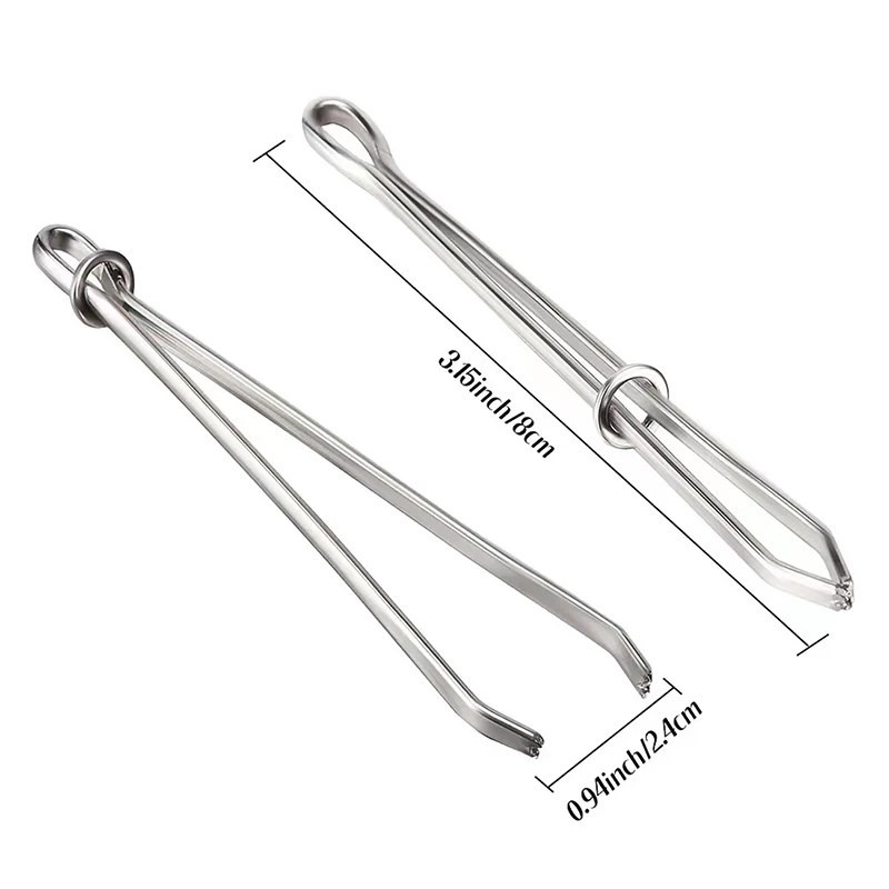 2pcs stainless steel