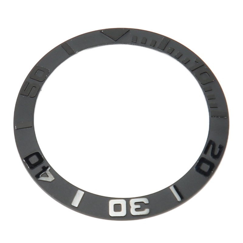 Watch Bezel Insert 38mm Ceramic Embossed Digit Watch Bezel Ring