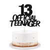 13 decoraciones oficiales para tartas de 13 cumpleaños para adolescentes,