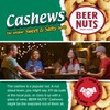 BEER NUTS Cashews | 12 oz. Can - Sweet and