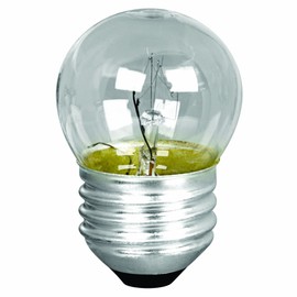 7 1/2 Watt Soft White S11 Dimmable Clear Incandescent Night Light (BP71/2S), 2700K Soft White, 2.2"H x 1.4"D