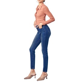 Kan Can Women's Super High Rise Super Skinny Jeans - Basic - KC5002 D 5/26