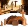 Gnodry The Empty Tomb Easter Scene, Christian Cross Decorations, Decorations