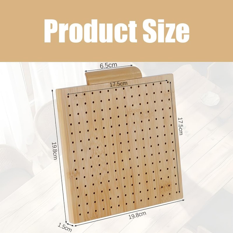 Wooden Crochet Blocking Board,Blocking Mats for Knitting with 15 Stainless