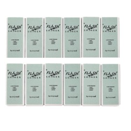 Flash Shiner® Block – 3-Way Nail Buffer (Gray/Black, Green & White) – Professional Nail Buffer for Natural Shine – Smooths, Conditions & Polishes – Manicure Tool for Home or Salon Use (Pack of 12)
