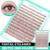Bodermincer Bodermincer 400pcs D Curl Lash Clusters 8-10-12-14mm/10-12-14-16mm MIX Fish