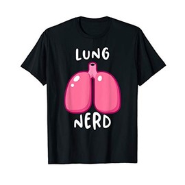 Lung Nerd Pink Lungs Gift for Respiratory Therapists T-Shirt
