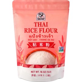 52USA Thai Rice Flour 16 Ounce (Basic), 1 Pound (Pack of 1), Rice Flour for Baking or Cooking, Product of THAILAND, All Natural White Rice Flour, Vegan