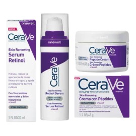 Kit Skincare Antiedad Renovacion Celular Con Retinol Cerave                                                                                           
