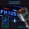 (Upgraded New Version) Bluetooth FM Transmitter for Car, Wireless Radio