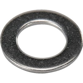 Trusco Y814-0010 Flat Washer, JIS Small, Stainless Steel, M10, 4.1 x 7.1 x 0.6 inches (10.5 x 18 x 1.5 mm), Pack of 10, Small Quantity