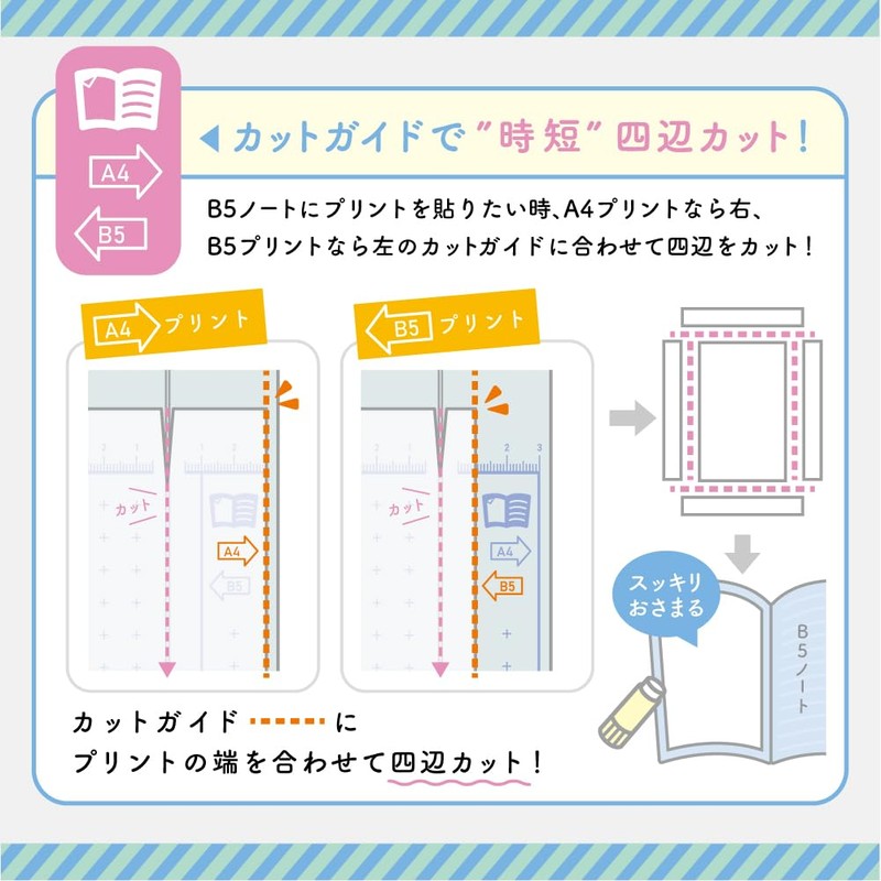 Sonic SP-8467-B Paper Cutter, Print Cutter, A4 Vertical, Blue