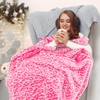 Warm Blanket Pink Soft Fleece Blankets Twin Size Throw Blankets