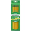 Ticonderoga Wood-Cased Pencils, Unsharpened, 2 HB Soft, Yellow, 24 Count