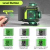 16 Line Laser Level 360 Self Leveling, 4x360°Professional 4D Green