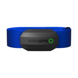 COOSPO Heart Rate Monitor Chest Strap,Bluetooth ANT+ Chest HRM for Running Cycling Gym Fitness, Heart Rate Monitors IP67 Waterproof Compatible with Strava Zwift Wahoo Garmin Polar Peloton App