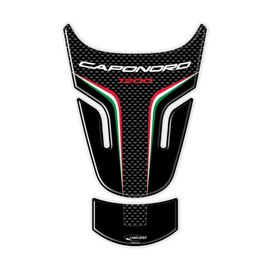 labelbike - 3D Gel Resin Tank Pad Motorcycle Sticker Protection and Decoration of Tank Compatible with Aprilia CAPONORD 1200 2013-2016