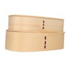 Wooden Bento Boxes Double Wood Color Bento Lunch Box Portable