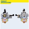 FitBest GX240 GX270 Carburetor fits for Honda 8HP 9HP Engines