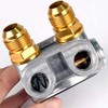 Aluminum Oil Filter Cooler Sandwich Plate Adapter AN10 + 80