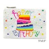Emulily Happy Birthday Coin Purse Pouch Bead Happy Birthday Coin