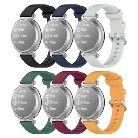 Band for Garmin Lily 2 Active, Soft Silicone Replacement Watch Band Strap for Garmin lily 2 (No Tracker)