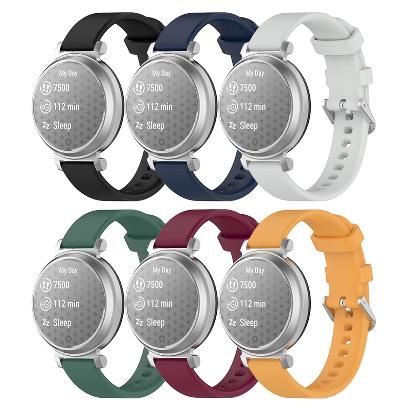 Band for Garmin Lily 2 Active, Soft Silicone Replacement Watch