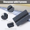 Belligern 8 Pcs Dart Sharpener, V-Shaped V-Sharp Sharpening Stone, Darts