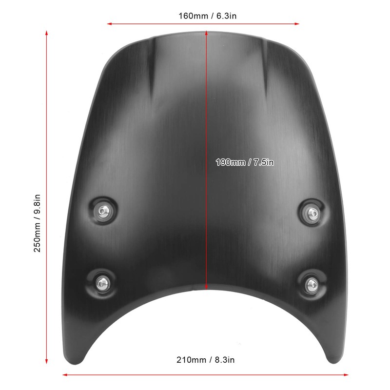 Windscreen, windscreen headlight cover, suitable for R nineT Pure Scrambler