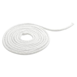 Fireplace Stove Sealing Cord 6 mm x 3 m Sealing Cord Fibreglass Cord Door Seal Oven Cord Sealing Tape for Fireplace Resistant up to 1260 °C