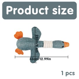 Indestructible Dog Toy, Anti-Stress Duck Dog, Indestructible Dog Toy for Aggressive Chewers, Goose Toy, Dog, Cuddly Toy for Dogs, Soft Dog Toys for Breeds, Small, Medium, Large Dogs