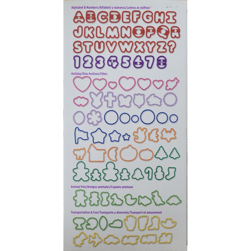 Wilton Baking 101 Count Plastic Cookie Cutters
