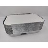 50 x 2 Compartment Aluminium Foil Rectangular Roasting Oven Baking