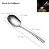 ZDFQly X-Large Serving Spoons Set, 304 Stainless Steel Buffet Serving