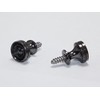 Antique Bronze Piano Desk Knobs with Wood Screws - 1