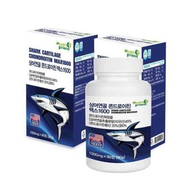 Shark Cartilage Chondroitin Max 1600 90 Tablets x 2 Bottles Contains Seaweed Calcium, Boswellia Extract, and Green Lipped Mussel Powder / 상어연골 콘드로이친 맥스 1600 90정 x 2병 해조칼슘 보스웰리아추출물 초록입홍합분말 함유