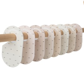 3 Sprouts Baby Closet Dividers Set of 8 - Baby Clothes Organizer & Wardrobe Hanger - Nursery Infant Closet Organizer for Baby Clothing by Size or Age from Newborn to Toddler Boy & Girl - Double Dot