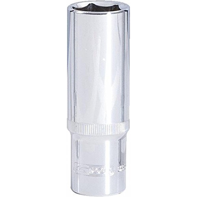 KS Tools 918.1249 1/2" CHROMEplus Hexagonal socket, deep, 19mm